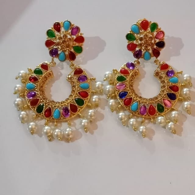 Kundan earings