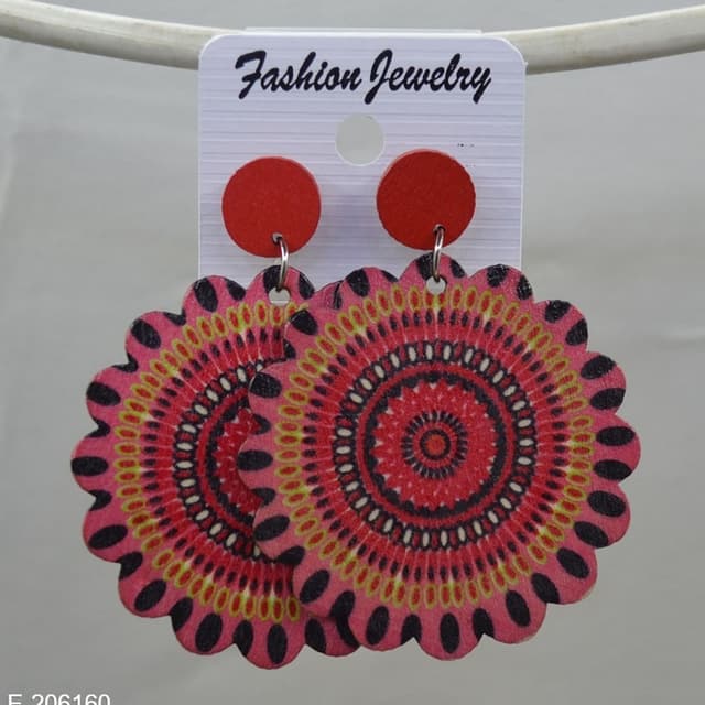Wooden earrings