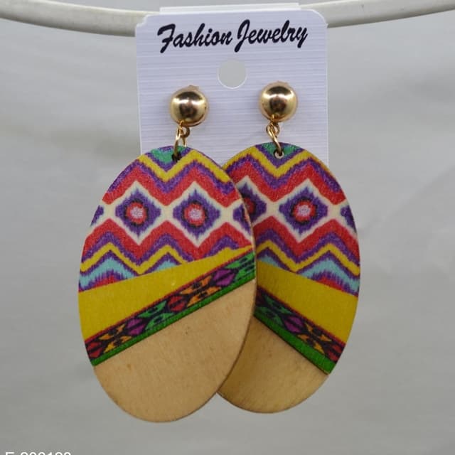 Wooden earrings