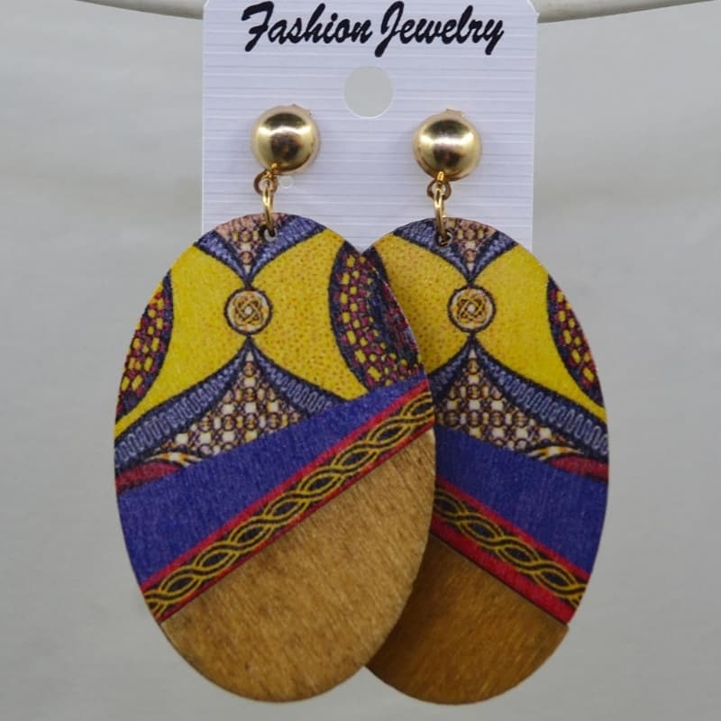 Wooden earrings