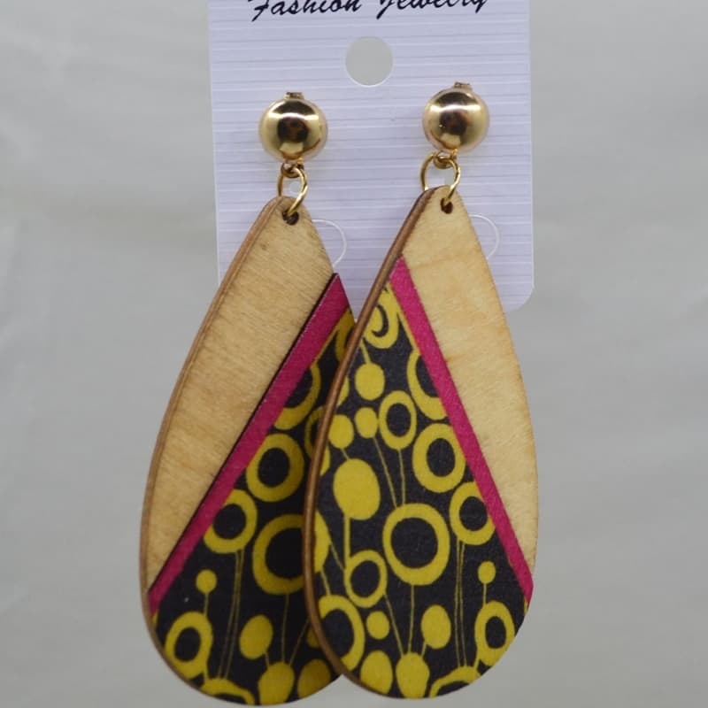 Wooden earrings