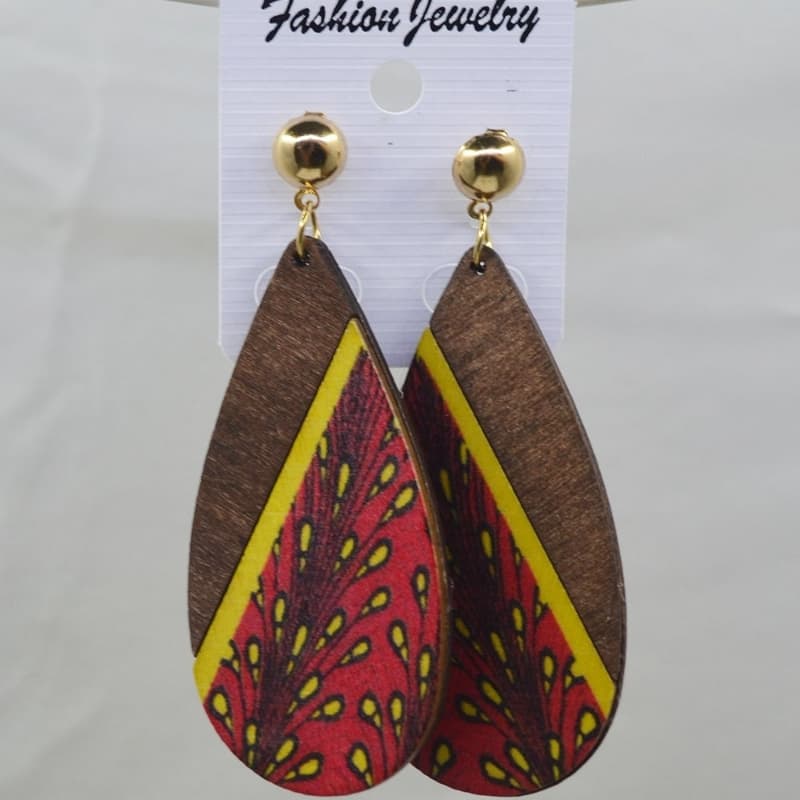 Wooden earrings